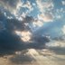 Wolken im Sonnenlicht
