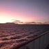 Sonne vom Schiff aus