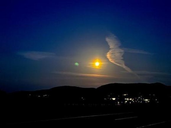 Leuchten am Himmel