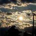Sonne zwischen den Wolken