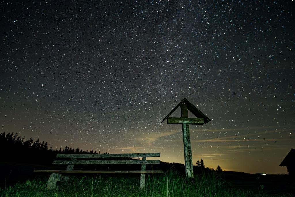Sternenhimmel im Allgäu
