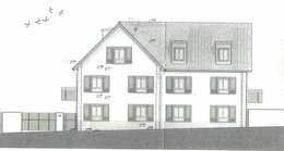 geplantes Wohngebäude an Stelle des ehemaligen Schwesternhauses