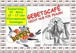 Ankündigung der Veranstaltung Gebetscafé