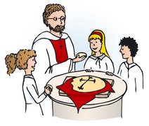 Kinder bei der Erstkommunion